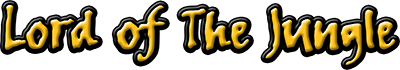 Lord of the Jungle logo for Playstation